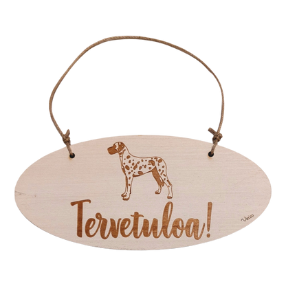 Tanskandoggi harlekiini -oviopaste