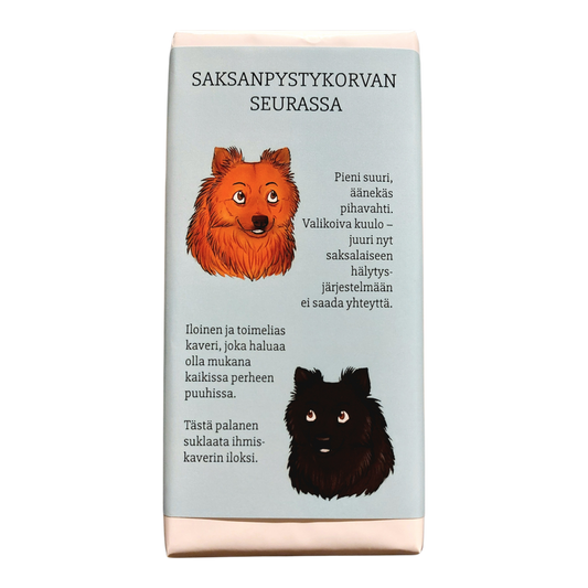 Saksanpystykorvan seurassa -suklaa 100g