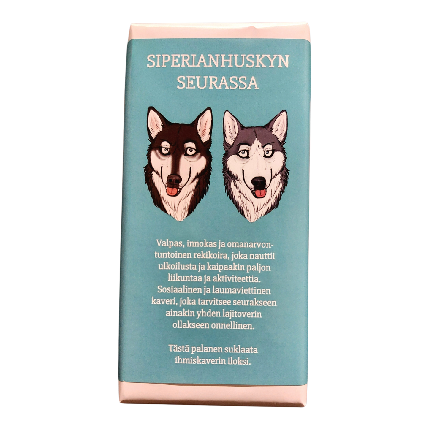 Siperianhuskyn seurassa -suklaa 100g