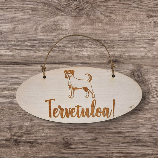 Jackrusselinterrieri -oviopaste